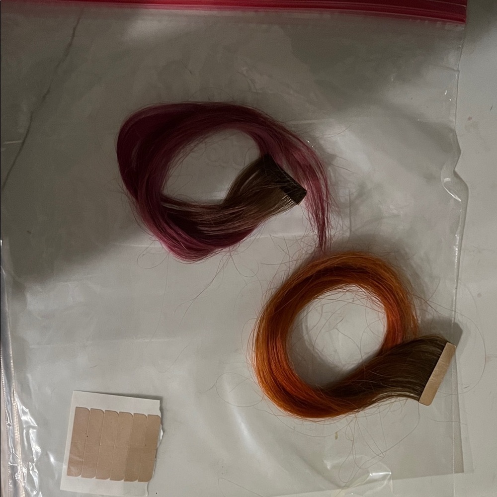 Hothead single tape in sandwich for Colorful Hair pop!